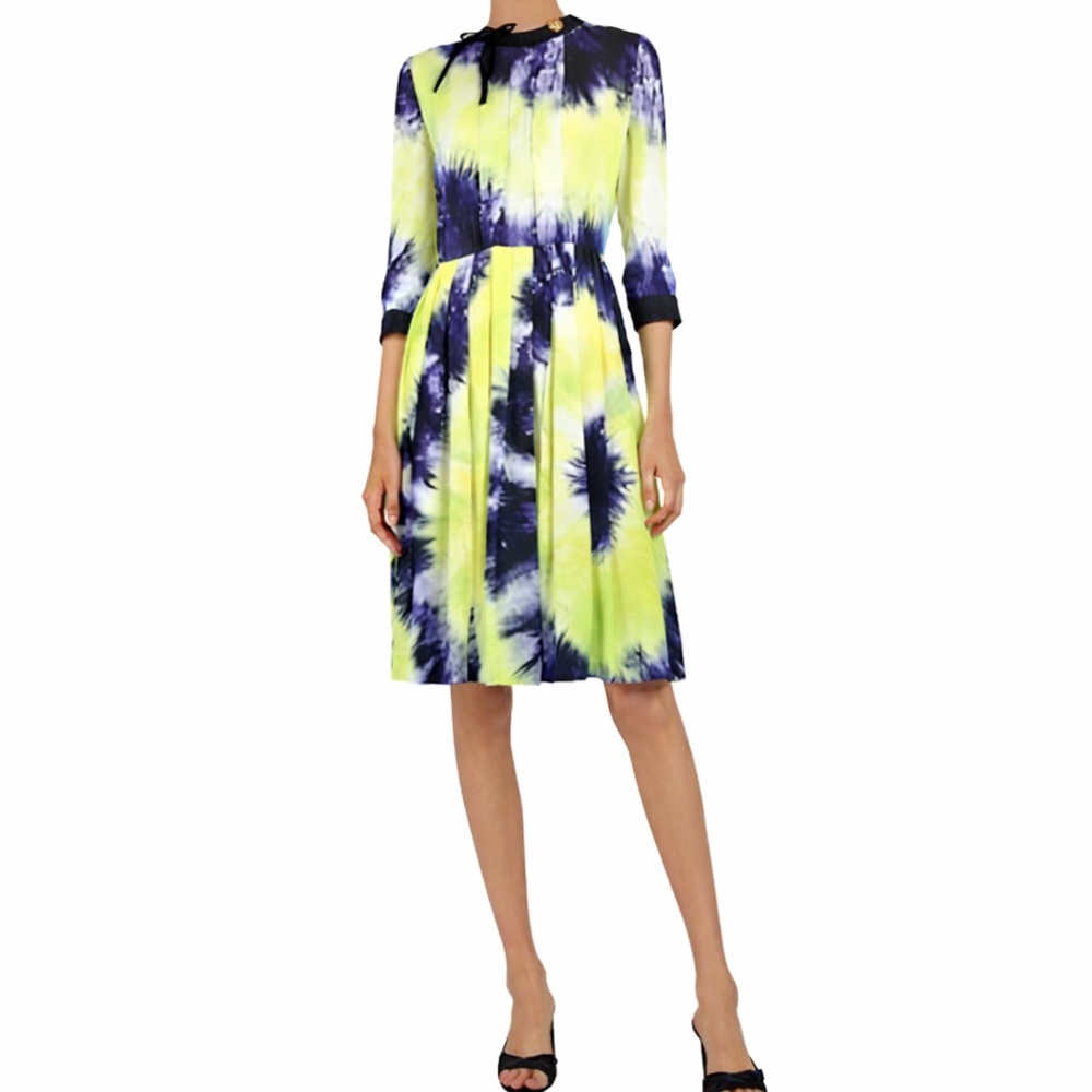 RARE Prada Spring 2019 Runway Tie Dye Dress